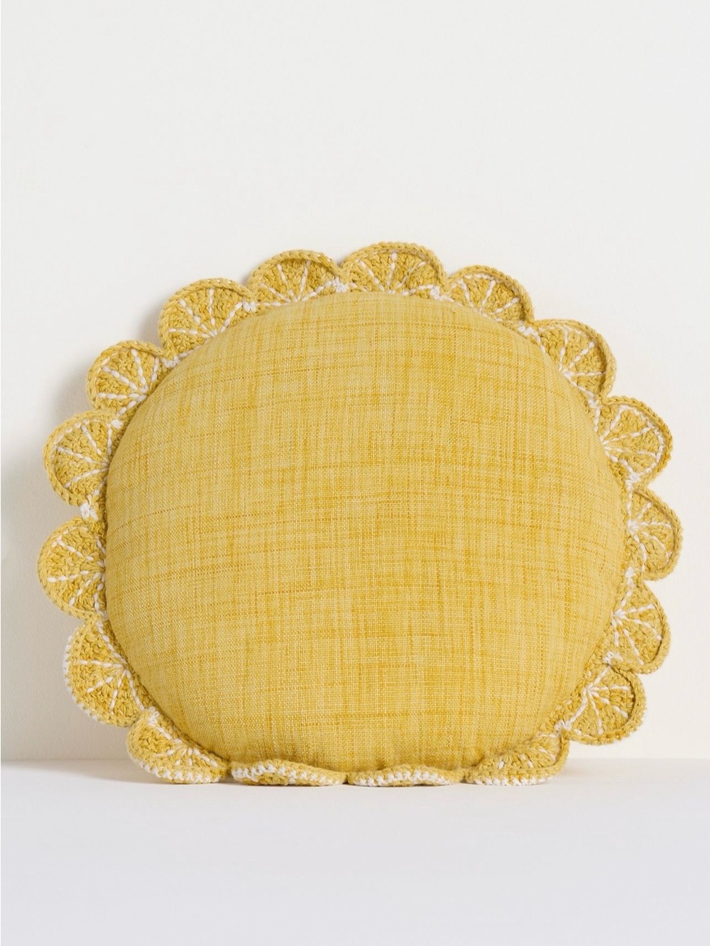 Anthropologie Dominica Indoor/Outdoor Woven Fruit Trim Pillow SET OF 2 NWT